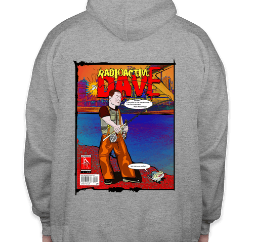 Radioactive Dave Hoodie - Back