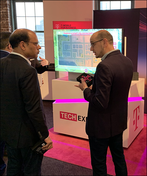 Tech Experience for Business smart city touchscreen demo