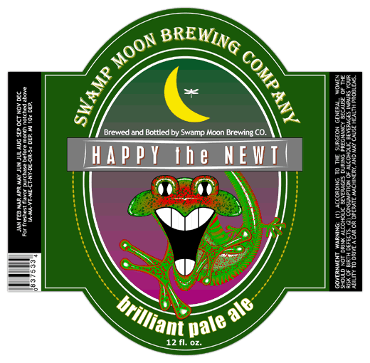 Swamp Moon - Happy the Newt